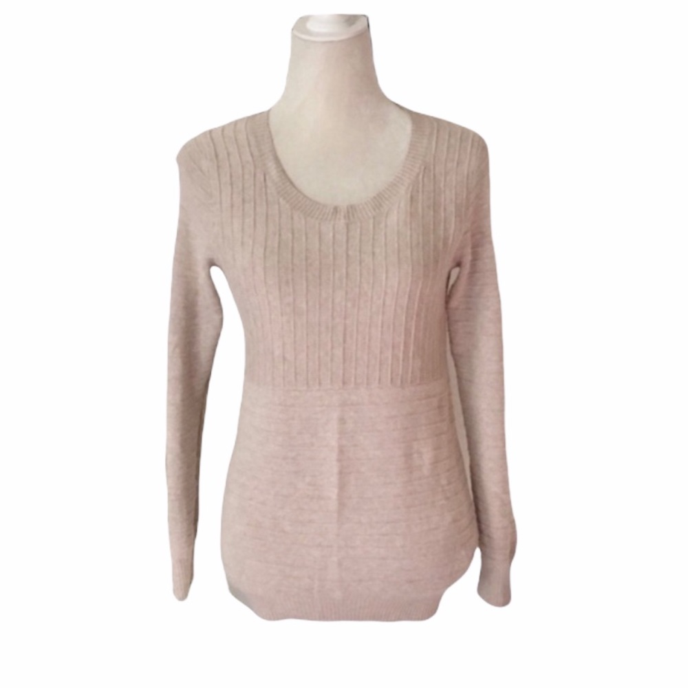 Madewell Tan Long Sleeve Sweater Size Small